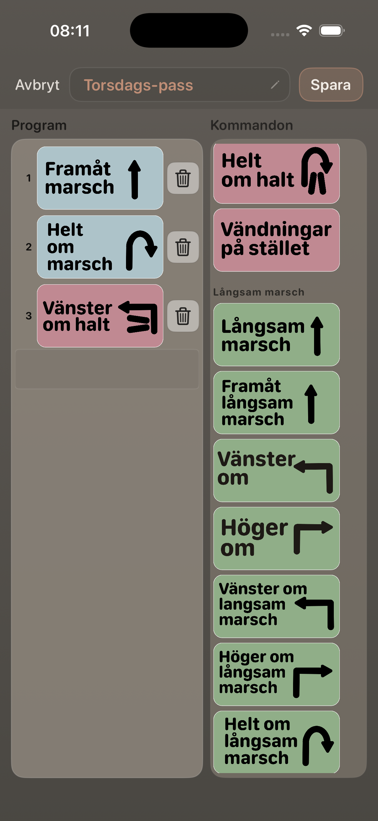 Bygg ett eget fritt följ-program med drag and drop